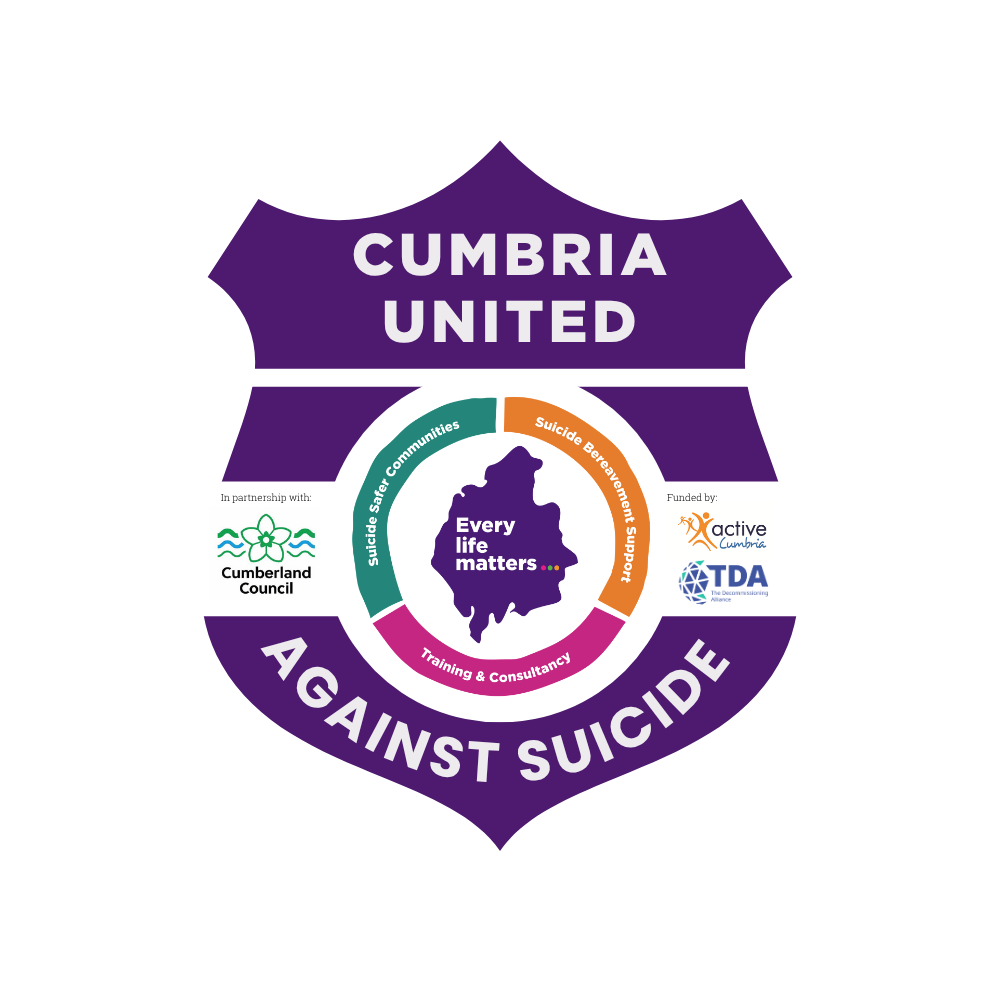 Cumbria United Against Suicide Badge